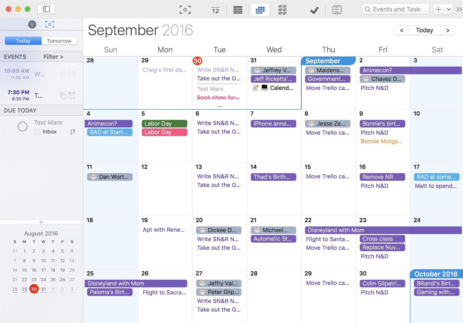 desktop calendar for windows and mac